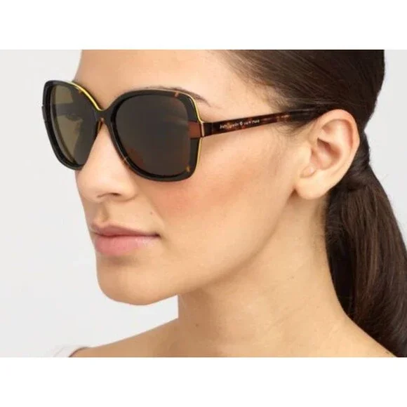 Kate Spade Adamina X43P Sunglasses Tortoise/Brown Square - Picture 2 of 14